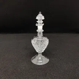 sidhhi Glass Attardani Incense Holder Attar Holder Perfume Holder White Glass Table Lantern-picture-28