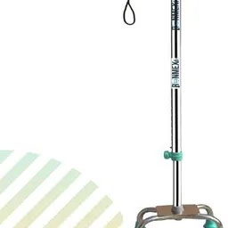 runmex Chrome Dori C-Green Walking Stick – Quad Support for Balance Walking Stick-picture-27