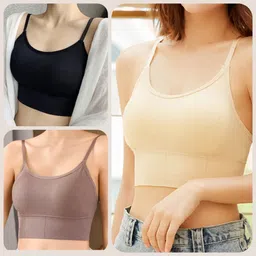 wardrovia Women Cami Bra Lightly Padded Bra-picture-18