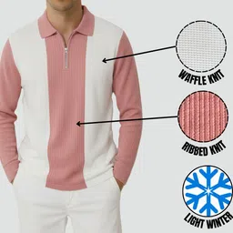 try this Men Full Sleeve Color Block Sweatshirt image 3