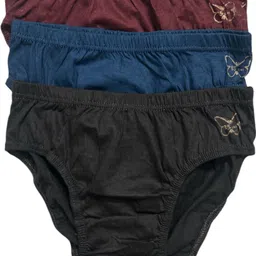 aurova Pack of 3 Women Hipster Multicolor Panty-picture-16