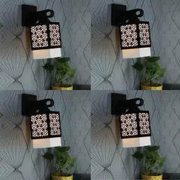 shyamji Uplight Wall Lamp Without Bulb-picture-17