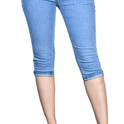 sendipo Women Denim Capri image 1
