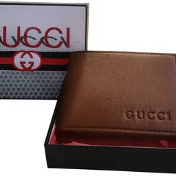 menwallet Men Casual Brown Genuine Leather Wallet image 4