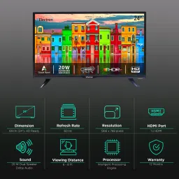 XElectron 60 cm (24 inch) HD Ready TV with Bezel Less Display (2023 model) image 3