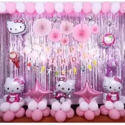 kr 3,kitty birthday combo party Hello Kitty Balloon Decoration (Set of 40)-picture-19