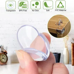 safe-o-kid BPA-free, (Pack of 12) Ball-shaped baby safety corner guards, soft non-toxic. image 2