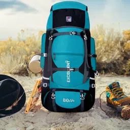 ae excellent AETRK00444 Sea Green 80 Ltrs Trekking Bag Hiking Backpack Travel Backpack ( 1 year warranty Rucksack - 80 L image 5