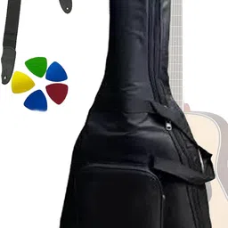 GUITAR BAG BELT AND 5 PICKS AC12 Guitar Bag-image-89