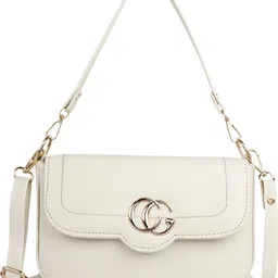alonzo White Women Sling Bag Women's Girls Quilted Cross Body Sling Bag with Height Adjustable Belt-picture-12