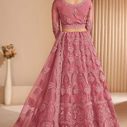 udbhav export Embroidered Semi Stitched Lehenga Choli image 2