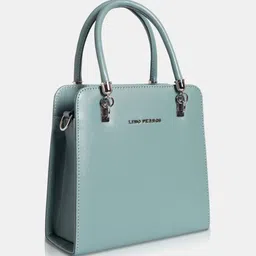 lino perros Women Green Satchel - Regular Size image 4