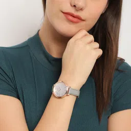 timex Silver Dial Analog Watch - For Women TWHL41SMU02 image 3