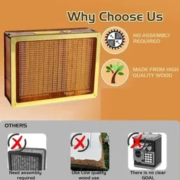 circadian ? 100000 Rupees Goal Tracker, Cash Collection Bank for Kids and Adults Coin Bank image 4