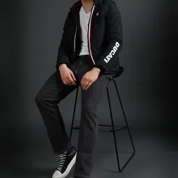 ducati Men Solid Bomber Jacket image 2