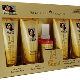 shahnaz husain Gold facial kit | 4 easy steps | Infused with 24 carat gold | 55 ml-picture-25