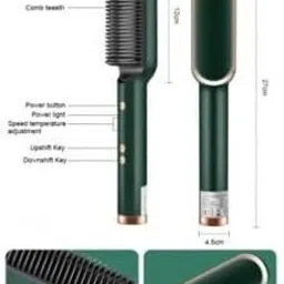 HRKA Machine Brush/PTC Heating Electric Straightener Brush With 5 Temperature Control DY15 Hair Straightener image 5