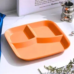 sugaalsu 3-Compartment Food Serving Plates – Dishwasher Safe Plates for Adults & Kids_N Sectioned Plate image 5