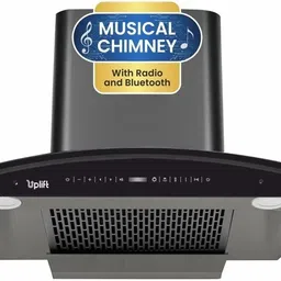 uplift Disco 90 Musical Smart Auto Clean Wall Mounted Black 1550 CMH Chimney-picture-17