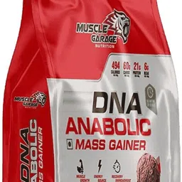 muscle garage DNA ANABOLIC MASS GAINER 10LBS POUCH PACK OF 2 Weight Gainers/Mass Gainers image 2