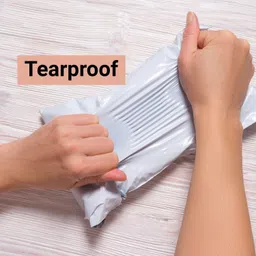 tanzima Plain Tamper Proof Courier Bag with document pouch Pod, 6X8 Inch, Security Bag image 3