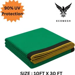ecomesh Green Shade Net 90% | UV Stabilized HDPE Net for Garden, Balcony & Agriculture Portable Green House-picture-12