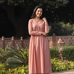 pfk Women Viscose Rayon Kurta Pyjama Set image 3