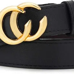 loopa Women Casual Black Synthetic Belt-picture-22