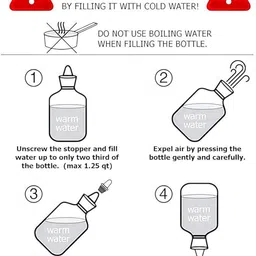 velora Non-Electric Rubber Hot Water Bag for Periods, Back,Stomach and Full Pain Relief Non-Electrical 2 L Hot Water Bag image 5