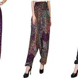 narnari Printed Rayon Women Harem Pants-picture-34