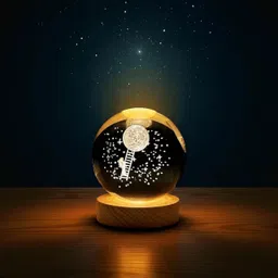 aipom Reach The Moon Crystal Ball Lamp Table Lamp-picture-36