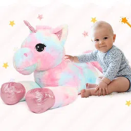 vvs toys Premium Quality Unicorn Soft Toy | Best Gift for Kids - 60 cm image 2
