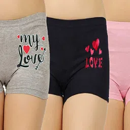 jocker Pack of 3 Printed Women Boxer image 1