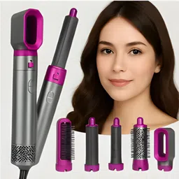 Dizosonic 5 in 1 Hair Styler, Blow Dryer Brush Hair Wrap Hair Styler,Auto Wrap Curler Hair Styler Hair Straightener-image-64