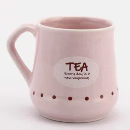 the decor mart Hickory 190ml Multicolour Ceramic (Set of 6) Tea Cups image 4