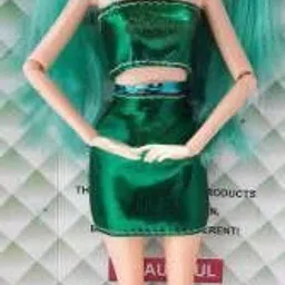 flymart Fashion Charm Made to Move Doll With Movable Moving joints (Head, shoulders, Elbows, Hands, Thighs And Knees)green image 1