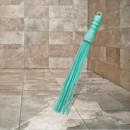 finofox Set of Toilet Brush & Fiber Wet and Dry Broom image 3