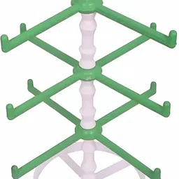 eramasher stoneware Rotating Bangle Holder Organizer 3 Steps with 4 Leaves Bangle Stand Jewellery Organizer-picture-11