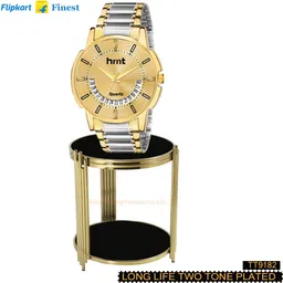 swi55un Premium Water Resistant Scratch Resistant Quartz Branded Hands Two Tone Watch Analog Watch - For Men Original Two Tone Chain Golden Plated Date Functioning Mens Wrist Watch image 4