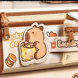chiisen Capibara Capybara Art Polyester Pencil Box image 1
