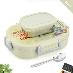 metstik Lunch Box For School Children 2 Containers Lunch Box image 1