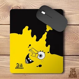 The Desi Monk Spuch Bob Anti Skid Mouse Pad for Laptops and Computers Non Slip Base Mousepad image 2