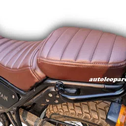 autoleopard HIMALAYAN BIKE SEAT COVER RUBBER CUSHION Split Bike Seat Cover For Royal Enfield NA image 4