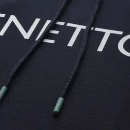 united colors of benetton Men Full Sleeve Printed Hooded Sweatshirt image 2