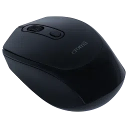 Croma Wireless Optical Mouse (Variable DPI Up to 1600, Compact & Lightweight Design, Black) image 5