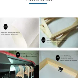 art street Canvas Framed Lady Set Of 2 Art Print image 5