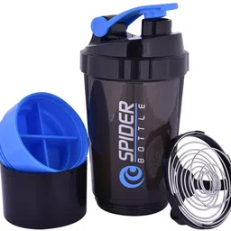 kids mandi Gym Spider Shaker Bottle 500ml with Extra Compartment Fitness Accessory Kit Kit-picture-15