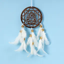 ilu Car Hanging Dream Catcher Fancy Lord Ganesha Car Hanging, Wall Hangings, Garden Feather Dream Catcher image 2