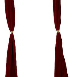 joley poley Velvet Solid Maroon Men Dupatta image 1