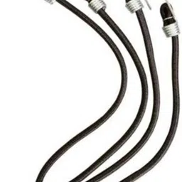 Luggage Double Elastic Bike Scooty Bungee Cord Utility Rope Black-image-44